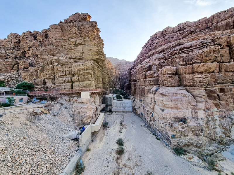 Ustie Wadi Mujib do Mrtveho mora